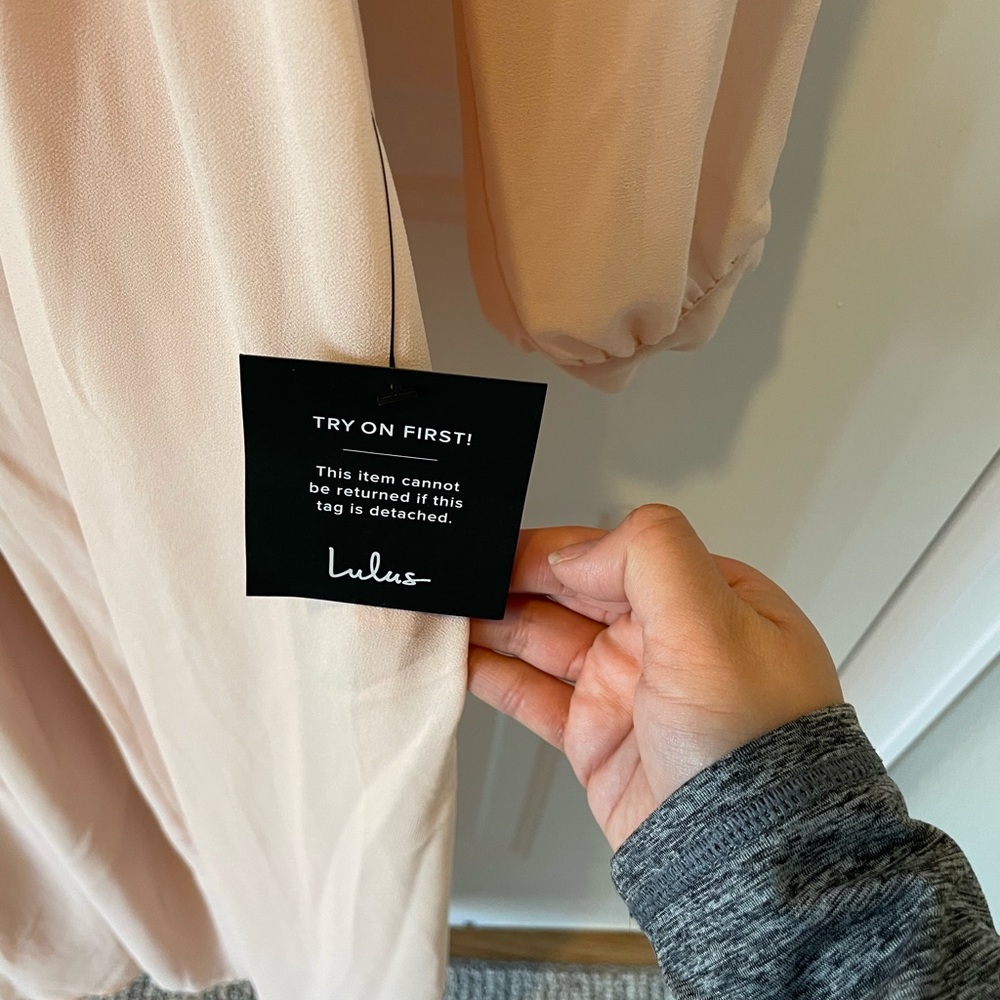 Lulus Blush Pink Maxi Dress! - Picture 5 of 6